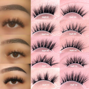 Half Mink Lashes Black Band